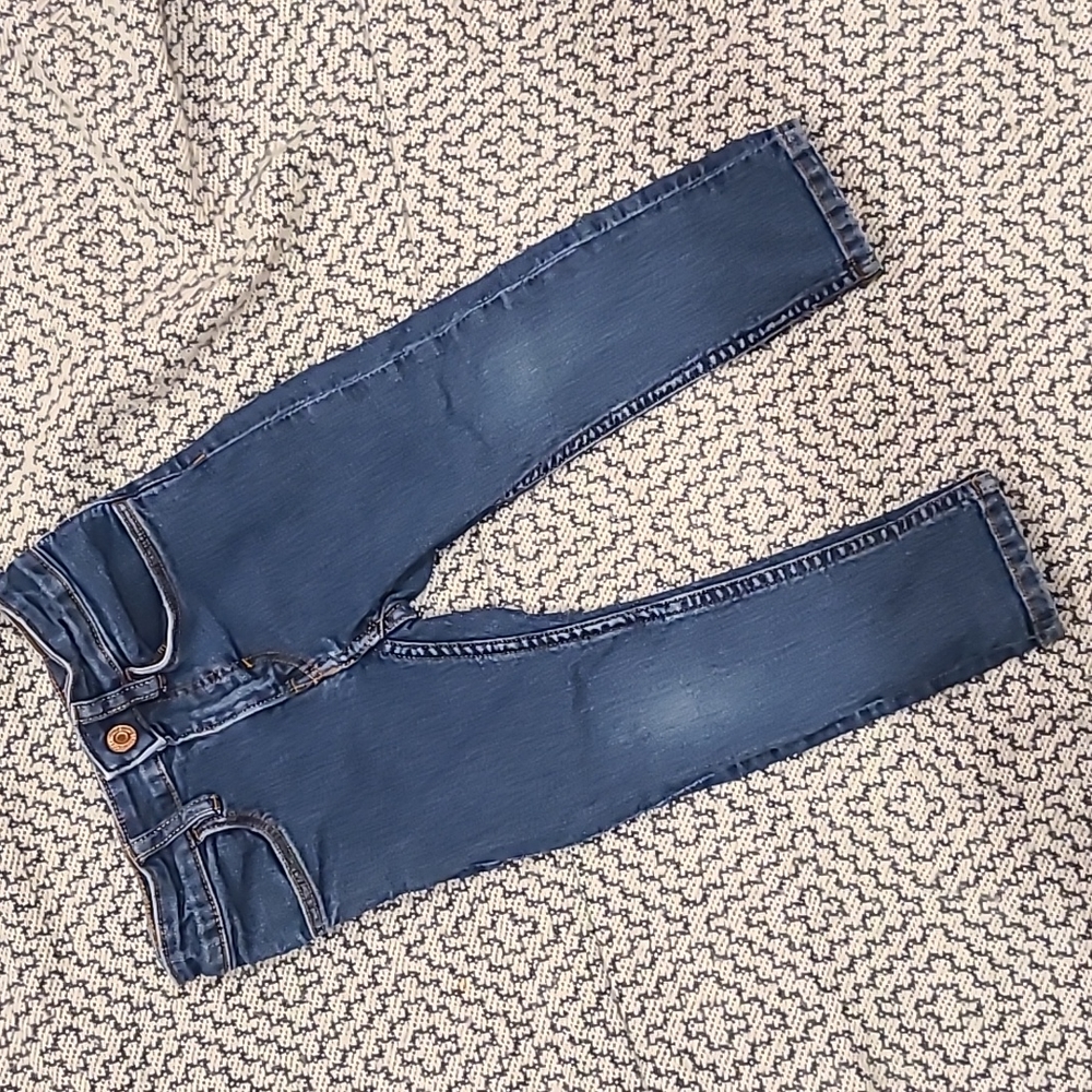 H&M Dark Wash Jeans with Stretch in Skinny Cut Size 3